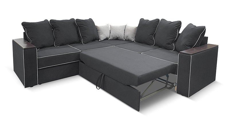 Угловой диван с полкой в углу Кируна, рис.8