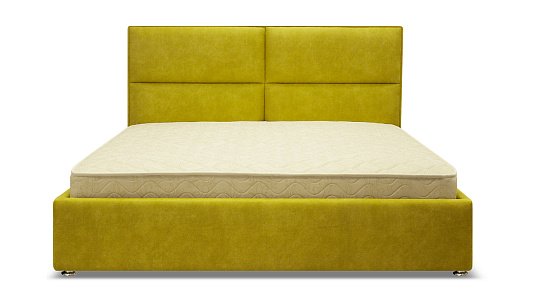 Кровать Йорк Горчичный велюр