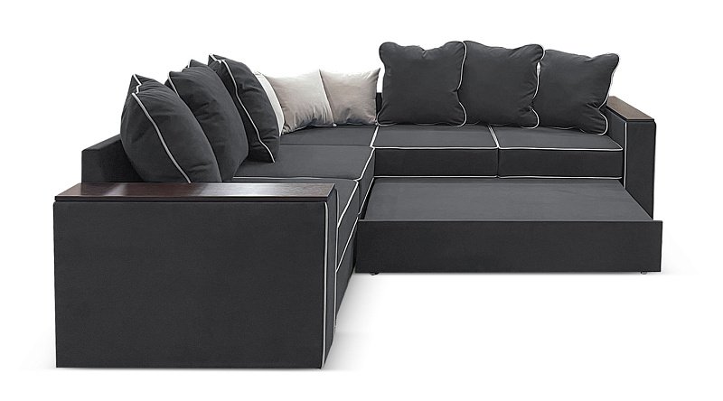 Угловой диван с полкой в углу Кируна, рис.6