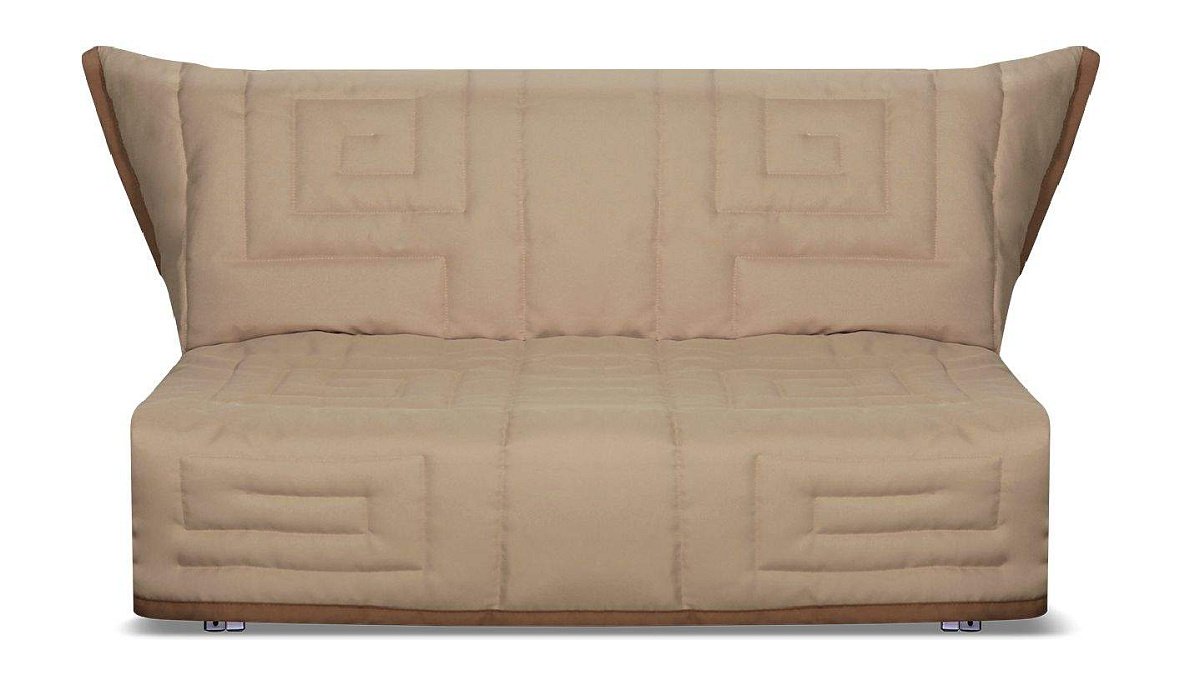 Диван прямой Креско 1400 Б  Бежевый / Коричневый