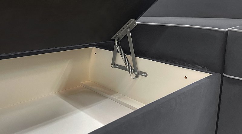 Угловой диван с полкой в углу Кируна, рис.11